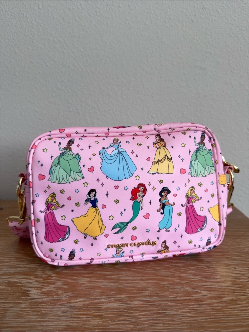 Disney x Stoney Clover Lane Pink Princess Crossbody camera bag